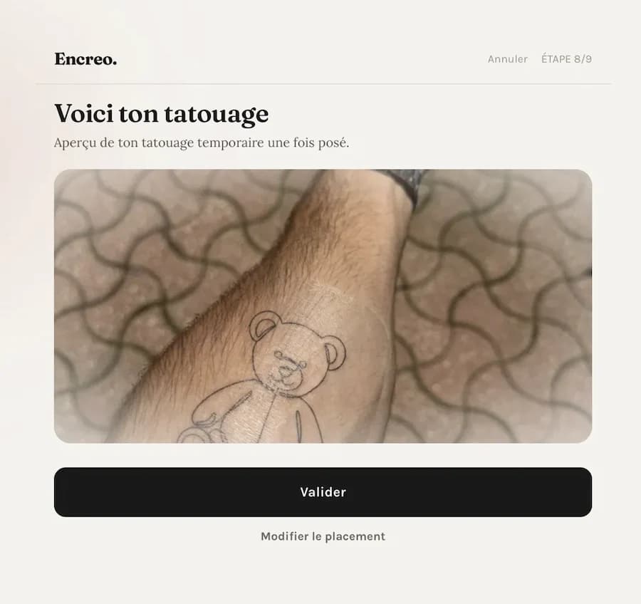 Reçois ton tatouage