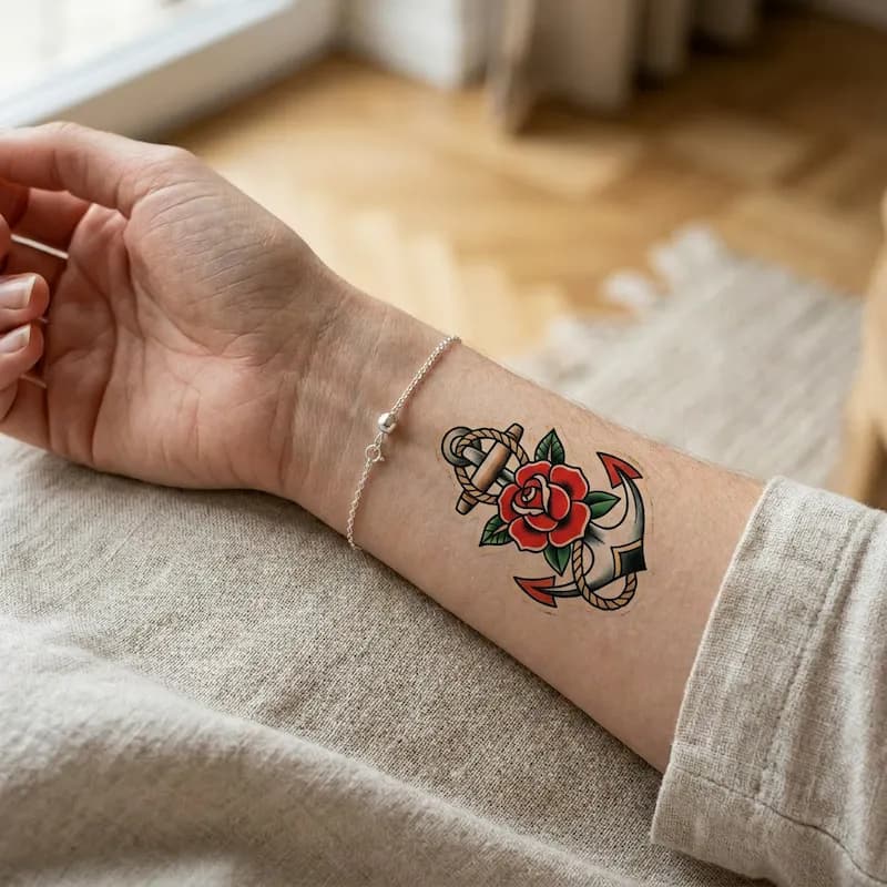 Un tatouage dans le style Old school