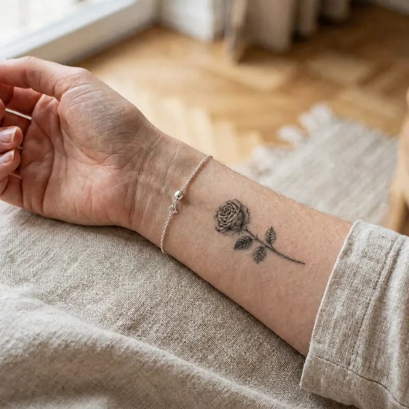 Un tatouage dans le style Réaliste